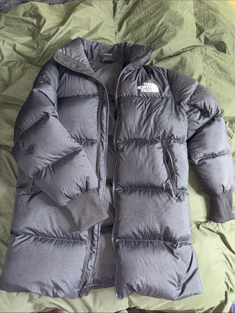 The North Face Black Long Puffer Jacket